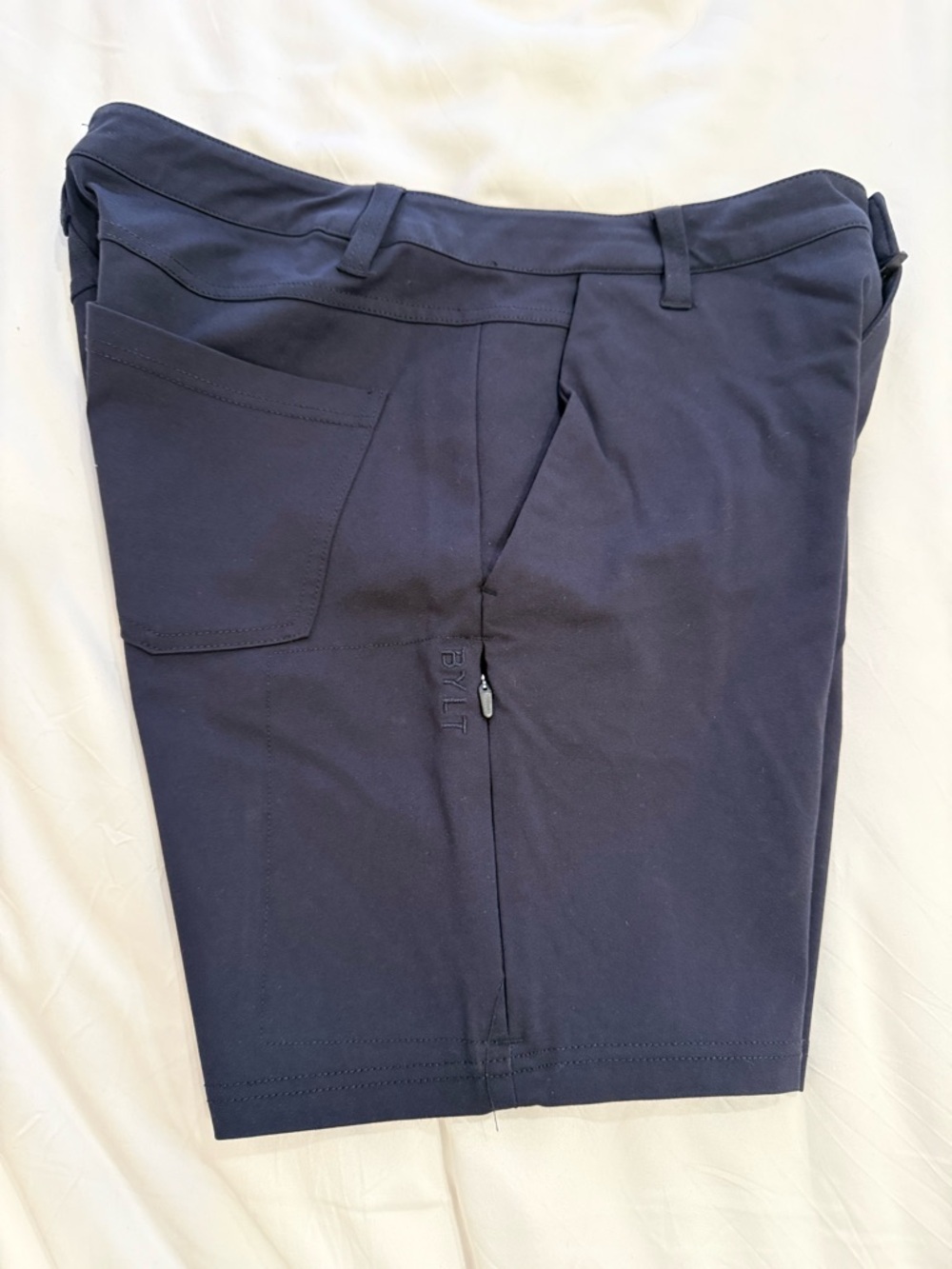BYLT Basics Everyday Short - Navy Blue - Size 33 - 8” Inseam